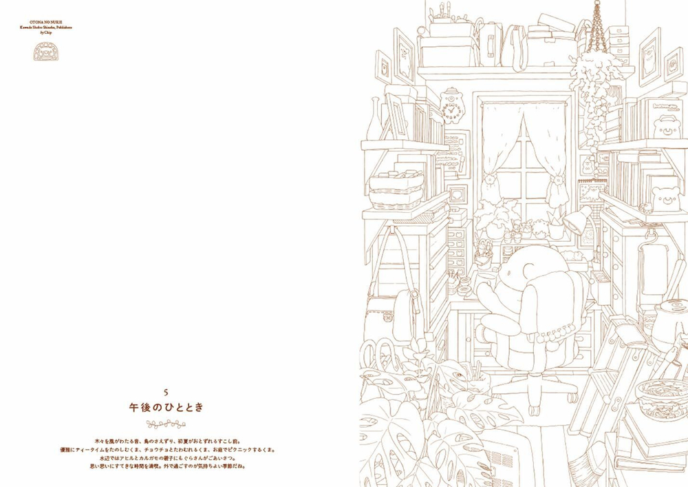 Bear Country: Bear Coloring Book