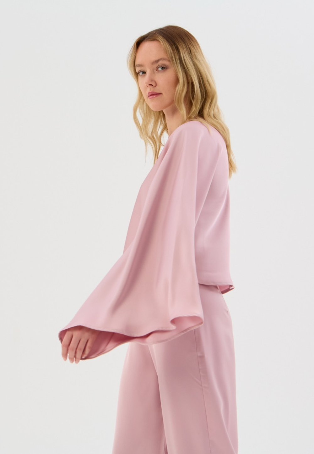 Блуза летняя розовая