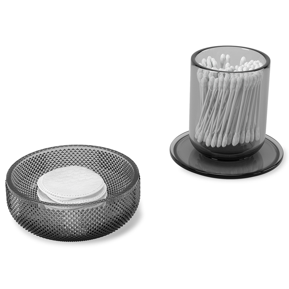 Шкатулка-органайзер allira, 10x10х13 см, серая