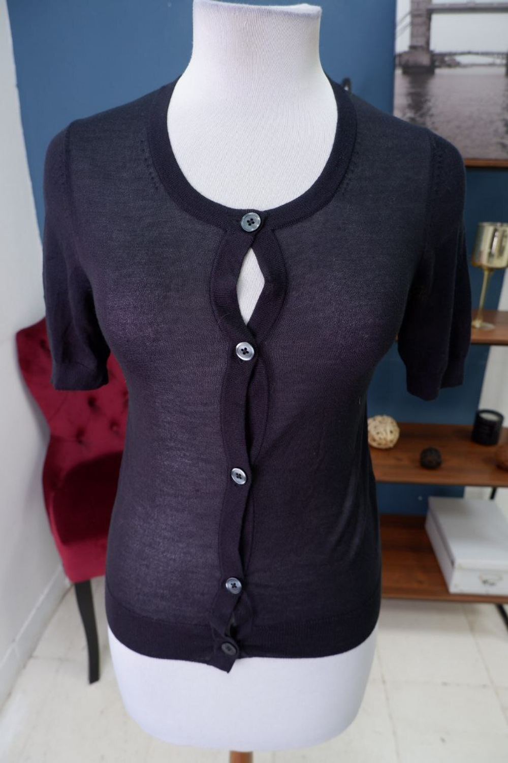 Джемпер Uniqlo с коротким рукавом 44 размер