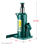 KRAFTOOL KRAFT-LIFT, 12 т, 230 - 460 мм, бутылочный гидравлический домкрат (43462-12)
