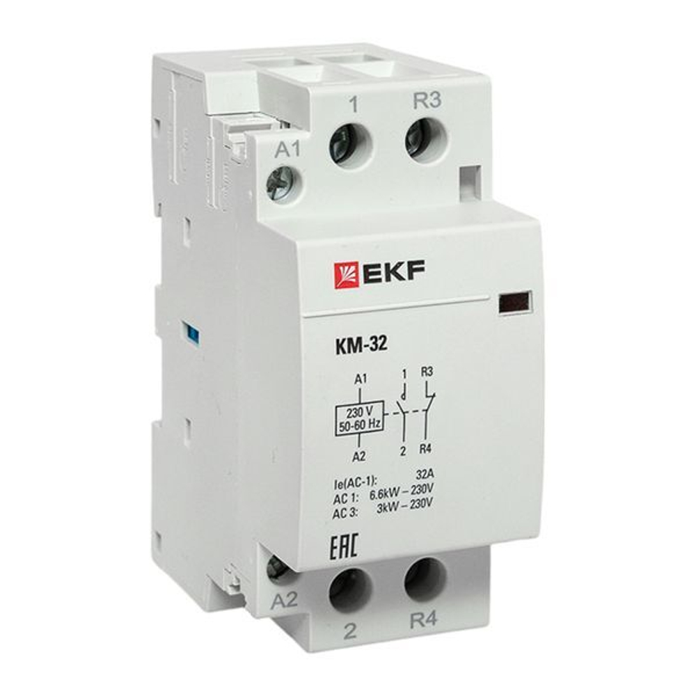 Контактор модульный КМ 32А NО+NC (2 мод,) EKF PROxima