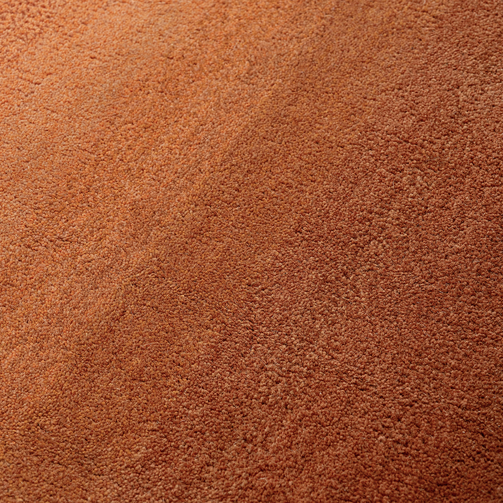 Ковер из шерсти over horizon терракотового цвета из коллекции trendy ruffles, 200х300 см