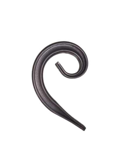 Кованый элемент "Запятая S", 120х75 мм