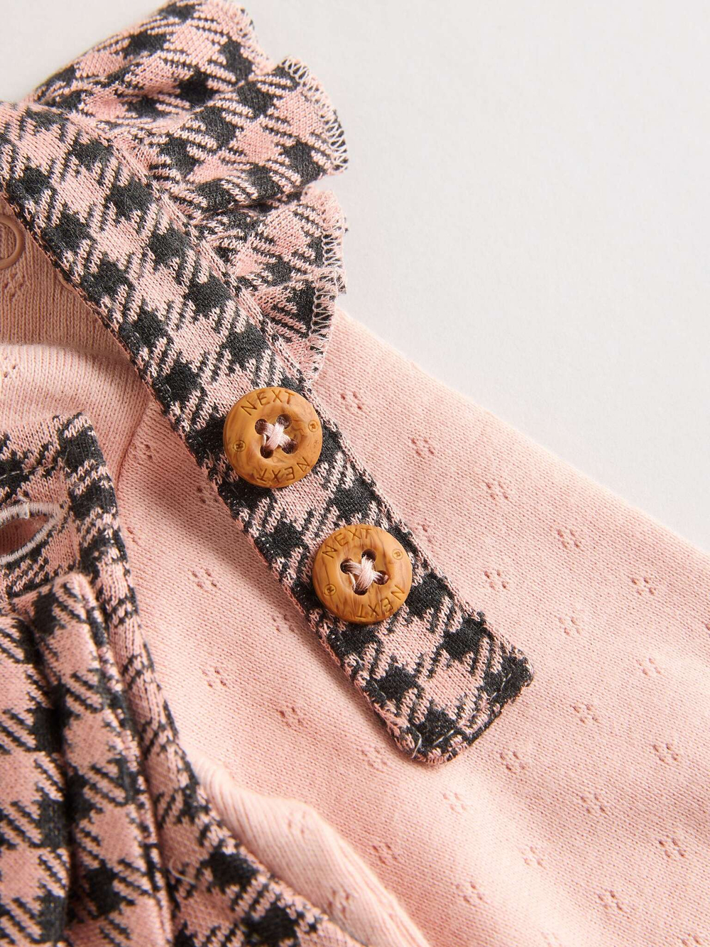 Комбинезон и боди в комплекте для малышей Next Q94-868, Бежевый, Розовый