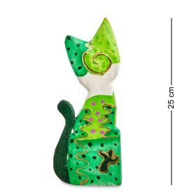 99-108 Фигурка «Кошка» н-р из двух 25, 20 см (албезия, о.Бали)