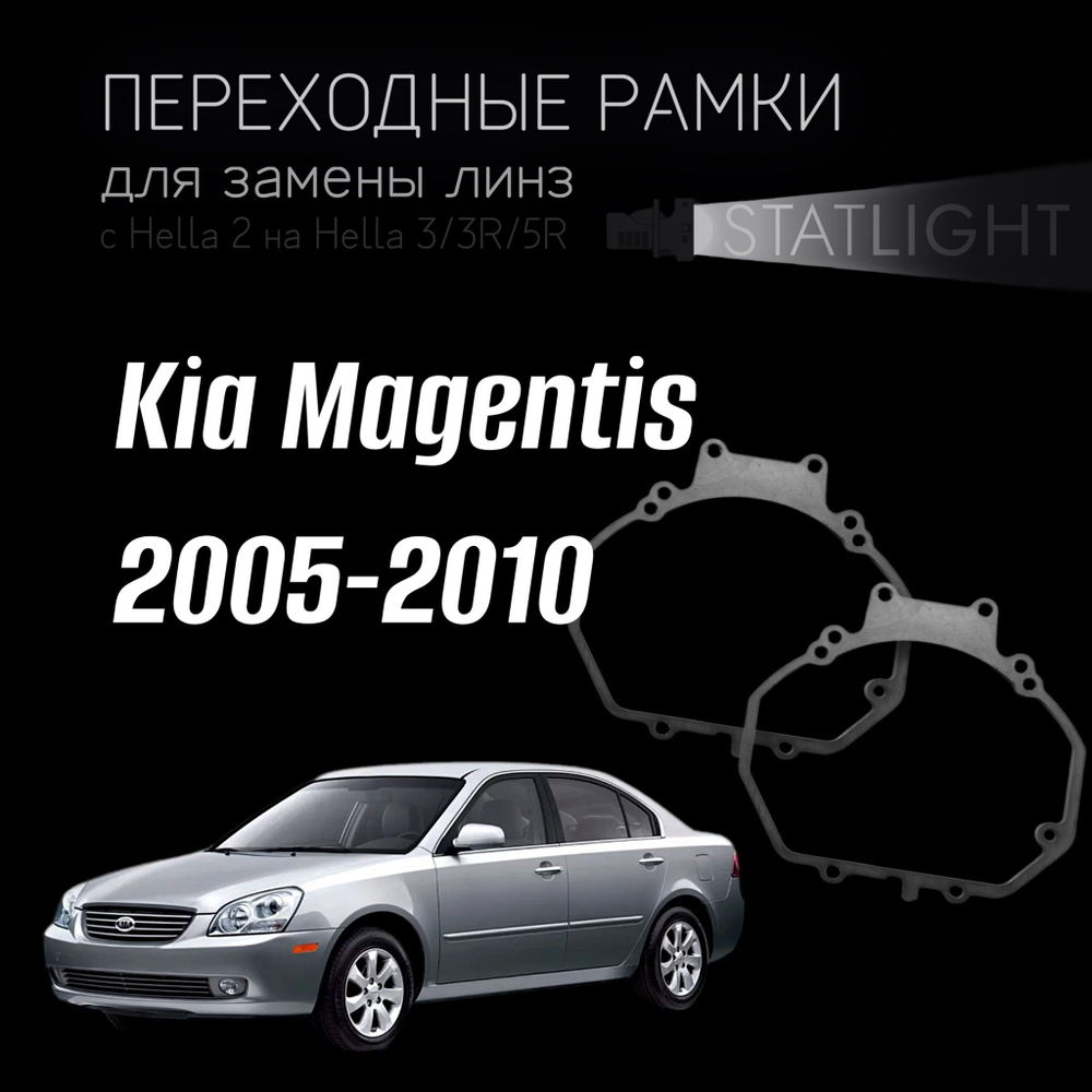 Переходные рамки для замены линз на Kia Magentis 2005-2010