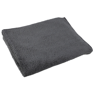 Тряпка для пола 50*60см из микрофибры ультрамягкая M-09, цвет серый