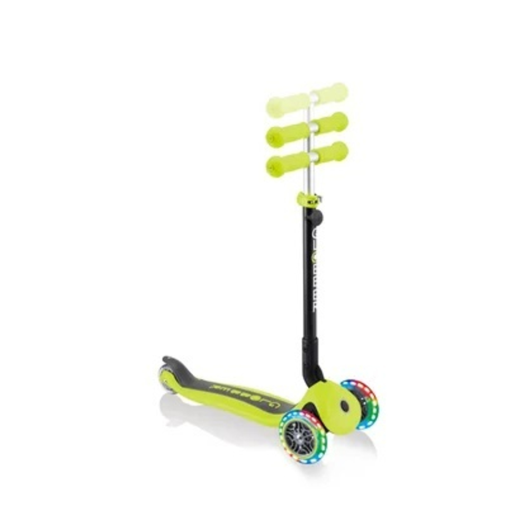 Самокат Globber Go Up Foldable Plus Lights зеленый