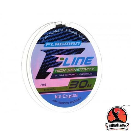 FLAGMAN Леска F-Line Ice Red 30м 0,10мм