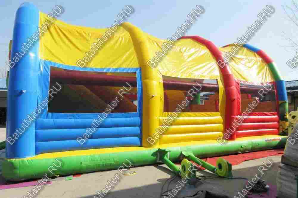 Коммерческий надувной батут "Радуга 2" 14*7*6 м