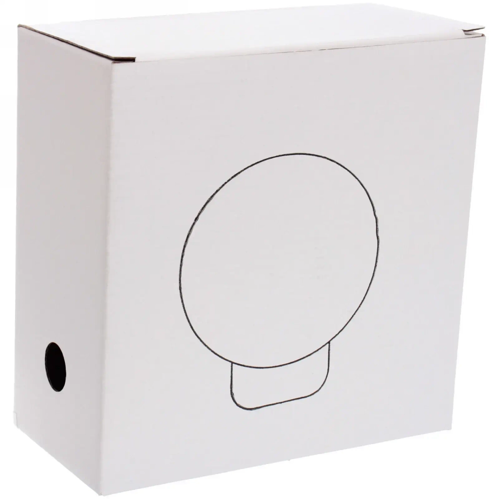 Зеркало настольное с органайзером для косметики «Beauty - Look», цвет белый, зеленый, персиковый и голубой, d-16.5см, 19см