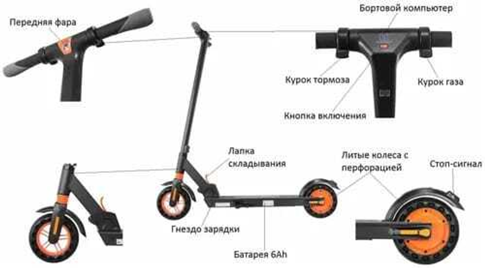 Детский электросамокат Kugoo A2