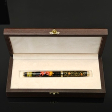 Ручка с колпачком Parker коллекционная расписная красный Сказочный Конь" в футляре