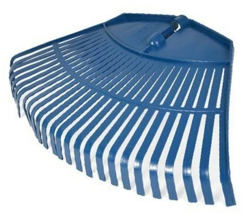 Грабли веерные пластиковые синие ММ