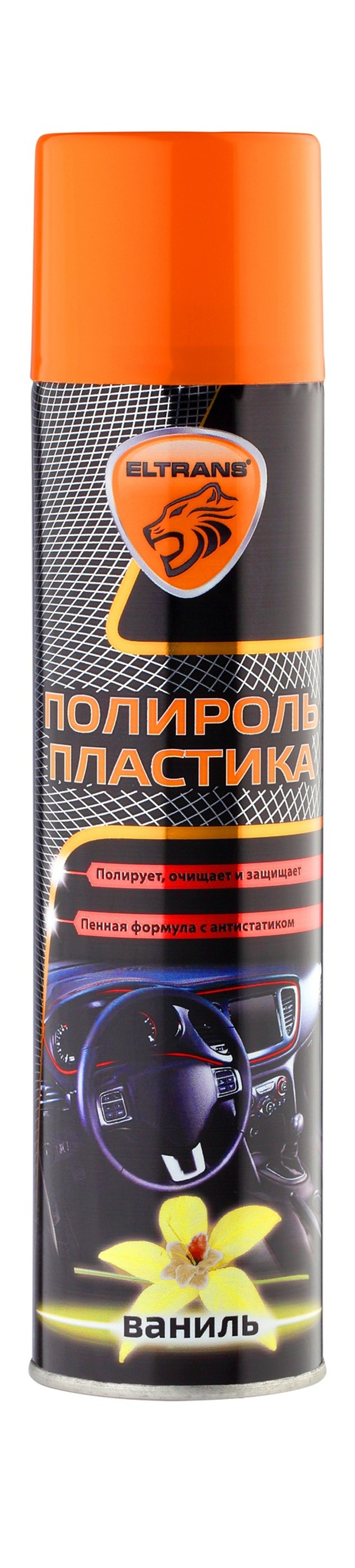 Полироль торпеды спрей Eltrans 400мл  Ваниль 39876
