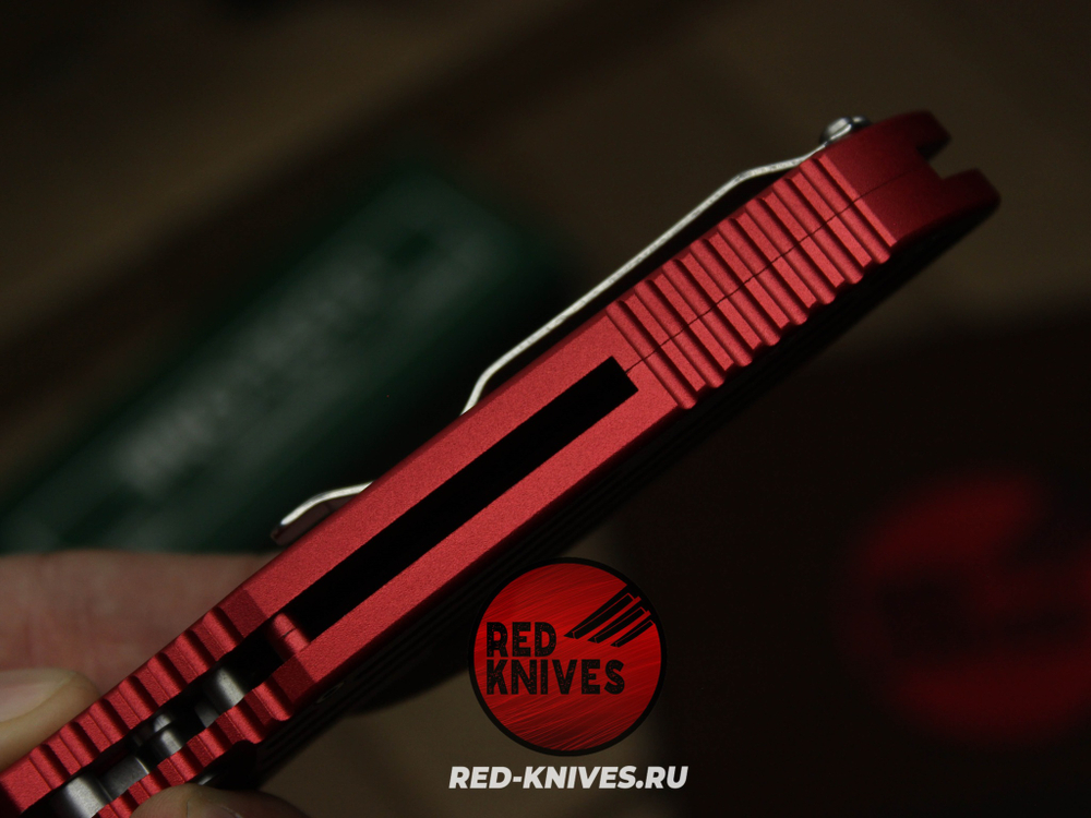 Нож Pro-Tech TR-4.3 - красная рукоять RK/Н112