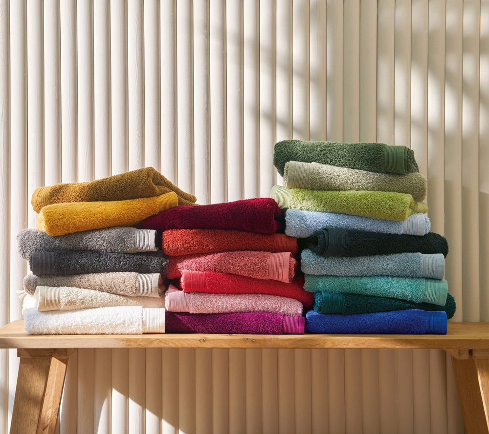 Коврик для ванной 50x90 Blanc des Vosges Uni Foret foret зеленый