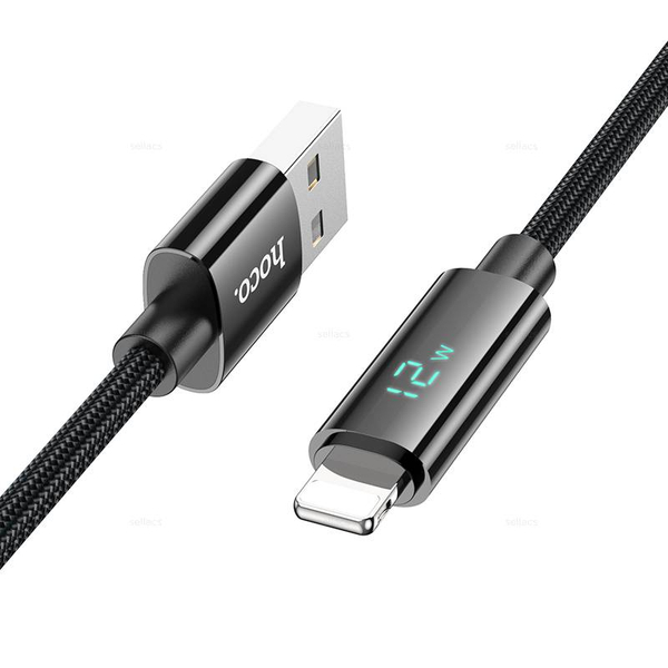 Кабель USB на Lightning Hoco U125 (black)