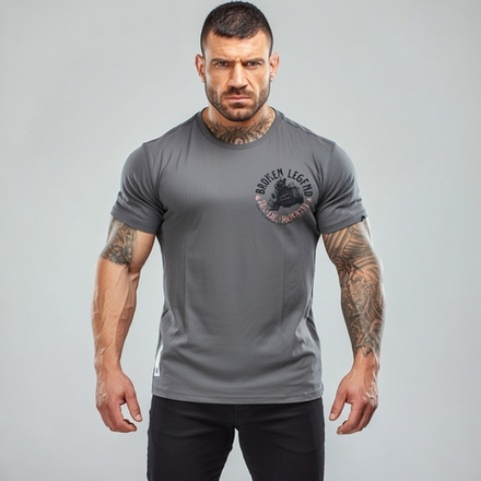 Футболка темно-серая Yakuza Premium BL 203