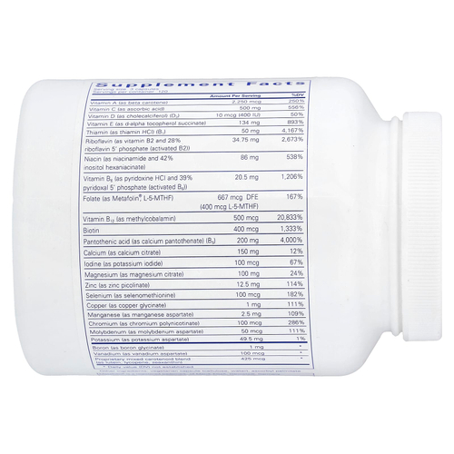 Pure Encapsulations, Nutrient 950® Without Iron, 360 Capsules