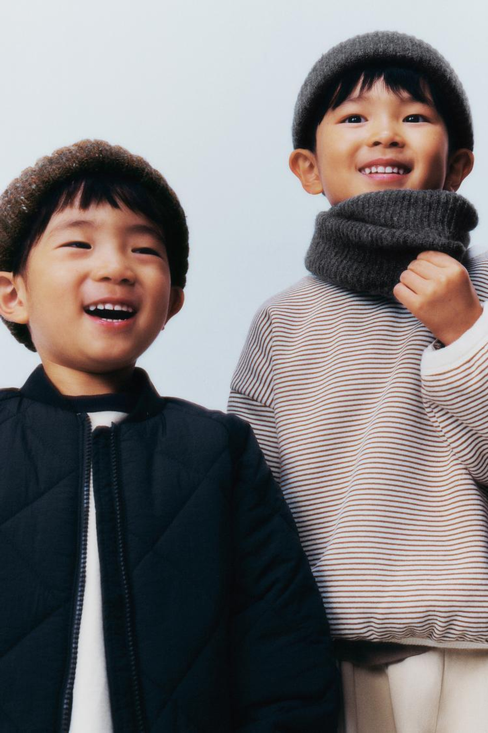 ZARA ШАПКА БИНИ С ОТДЕЛКОЙ ИЗ ШЕРСТИ, КОРИЧНЕВЫЙ