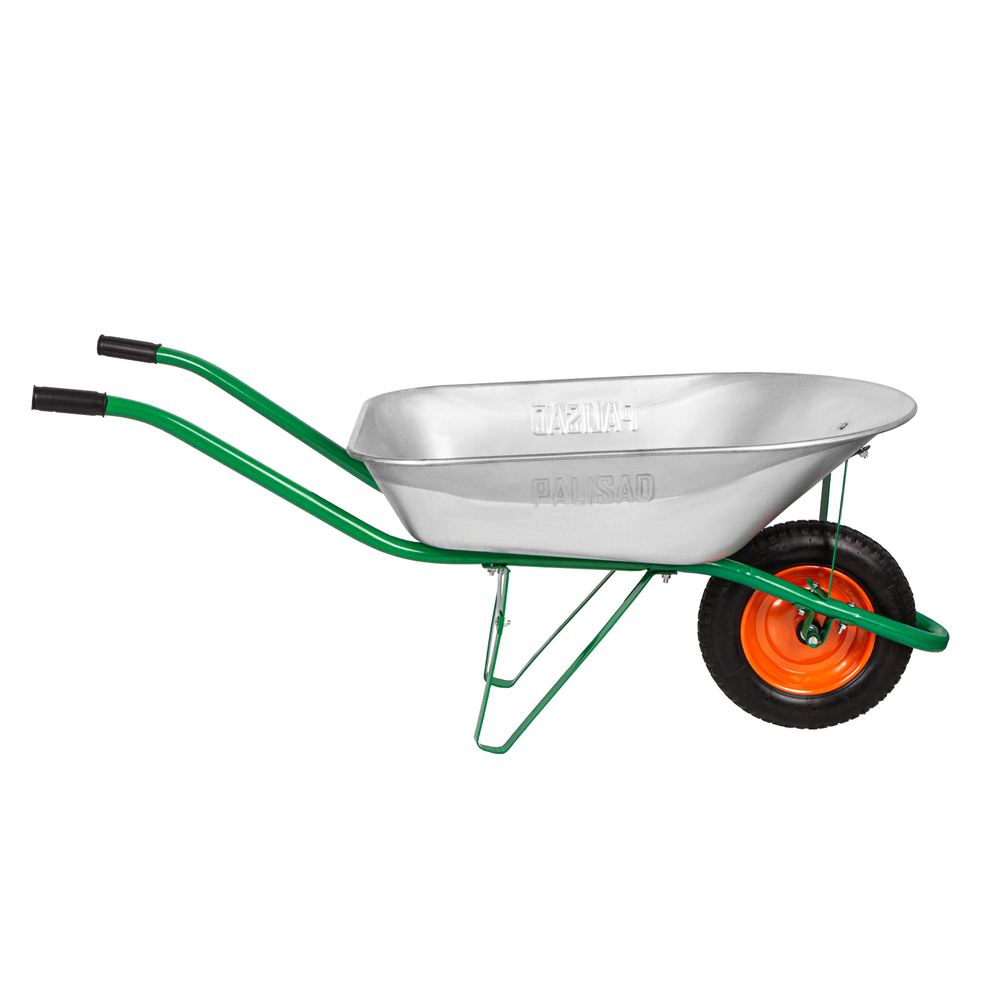Тачка садовая Palisad, 1-колесная, грузоподъемность 160 кг, объем 78 л