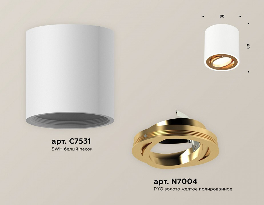 Накладной светильник Ambrella Light XS XS7531004