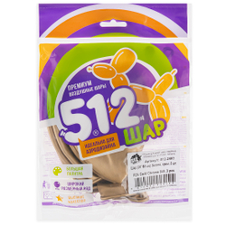 Шар (24''/61 см), Золото, хром, 1 шт., 512-24K1