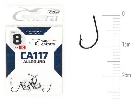 Крючки Cobra Allround FUNA сер. CA117 разм. 008 10шт.