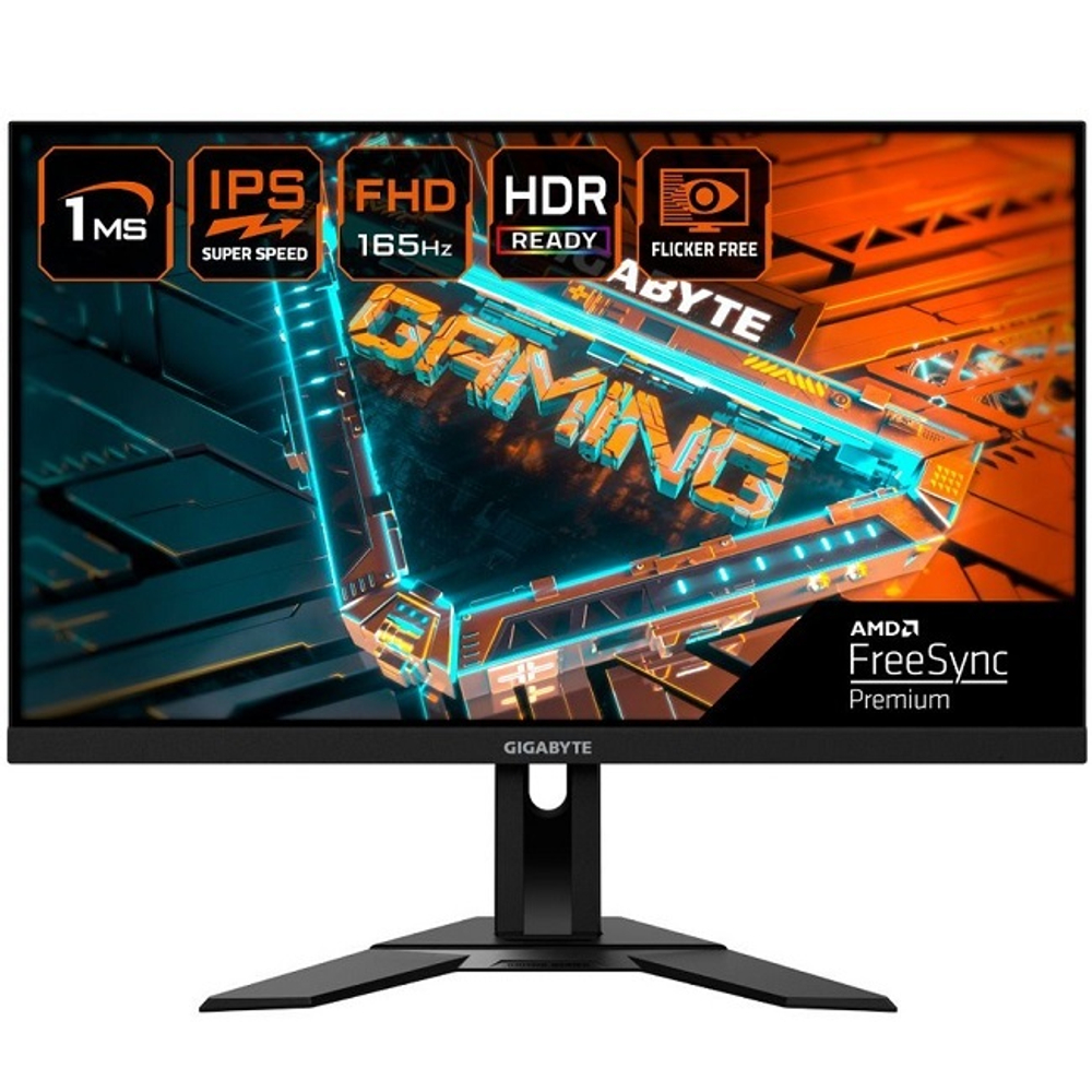 Монитор Gigabyte TFT 27" G27F-2, 1920x1080, LED, IPS, 165 Гц, 1ms, 400:1, 12M:1, 178°/178°, HDMI, DP (9DG27F2-00-1ABEU)