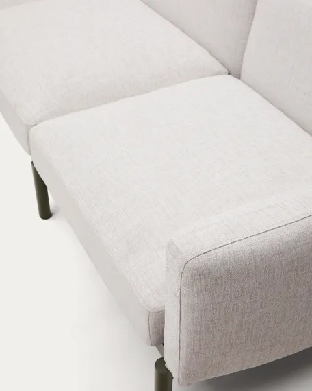 Sorells 4-местный модульный садовый диван из алюминия с зеленой отделкой