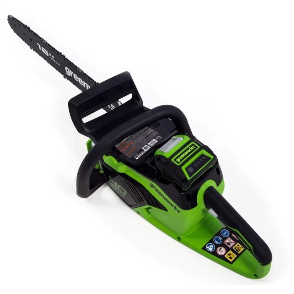 Цепная пила аккумуляторная Greenworks GD40CS18 (1 x 8 Ач, ЗУ) 2005807UH