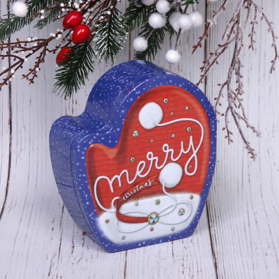 Банка жестяная «Варежка» наушники 14*13*5см