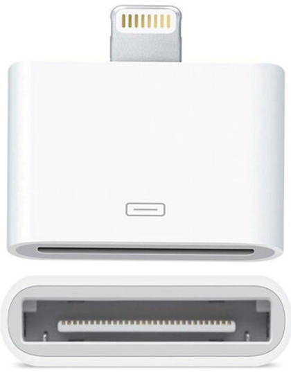 Адаптер для iPhone5  c разъёмами s 30 - pin - s 8 - pin белый Vertex