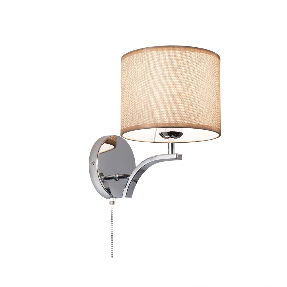 Citilux Эвора Рондо CL460311 Бра с бежевым абажуром и выключателем