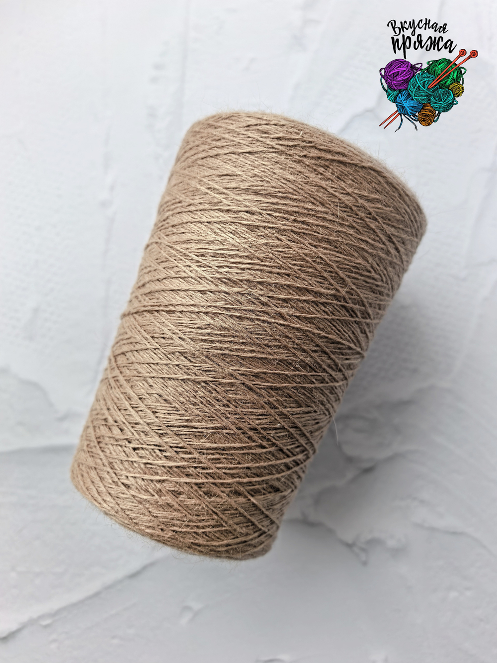 Ангора70%,нейлон30% - 100гр/700м - 300гр - нейтральный бежевый