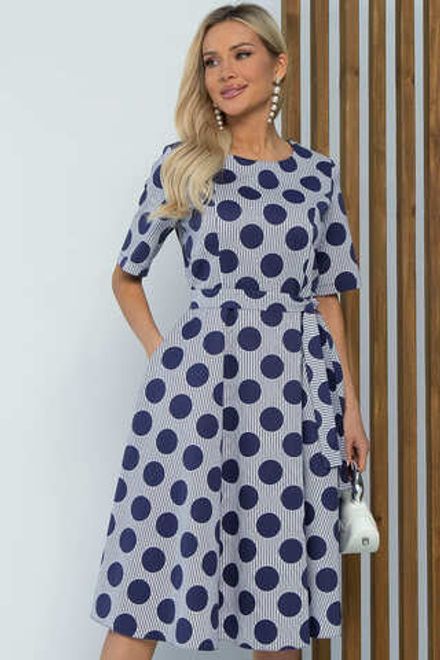 Платье Стиляги (голубое) П13418-16М LT Collection