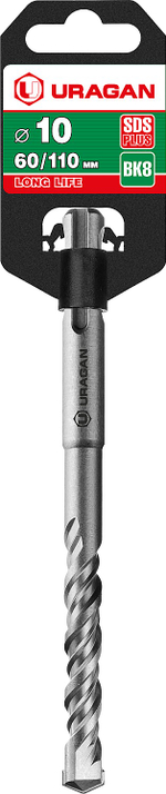 URAGAN 10 х 110 мм, SDS-plus бур (29311-110-10)