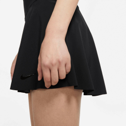 Женская теннисная юбка Nike Club Short Skirt Women - Black, Schwarz Glänzend
