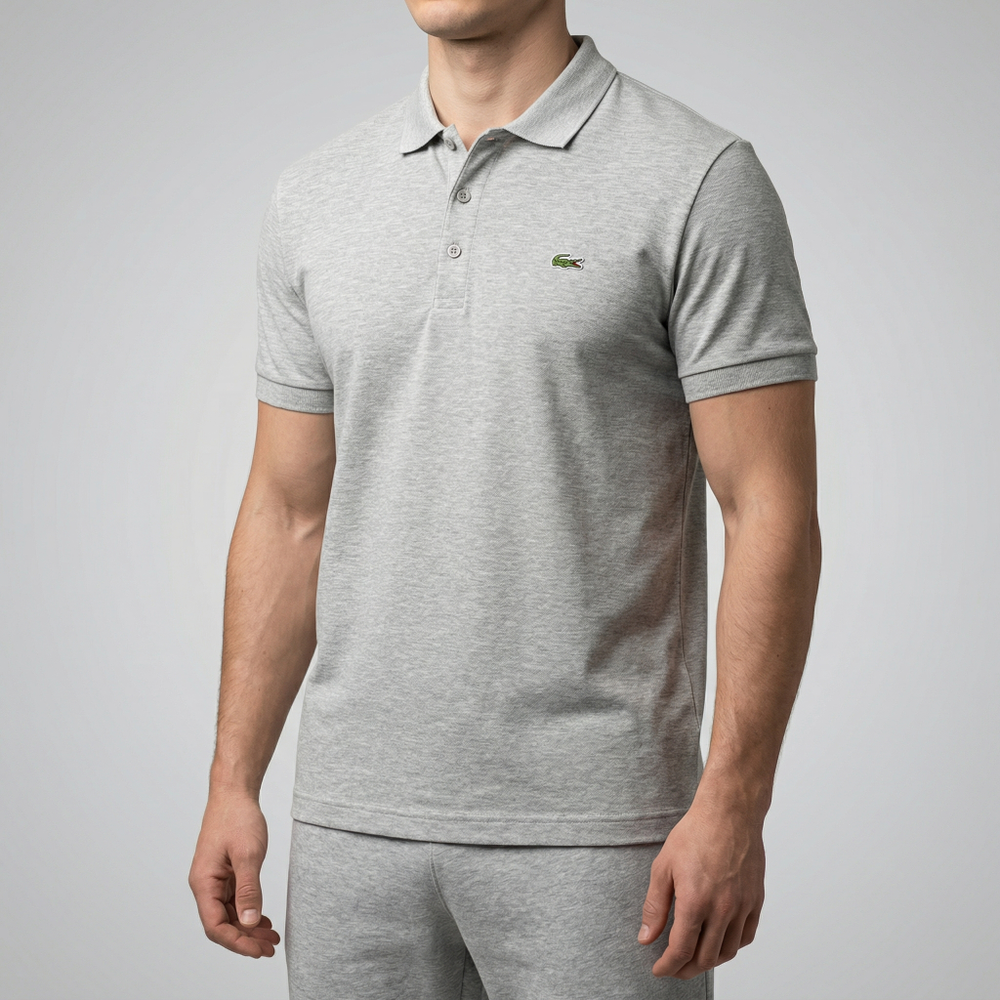 Футболка Поло Lacoste #4 • Серый