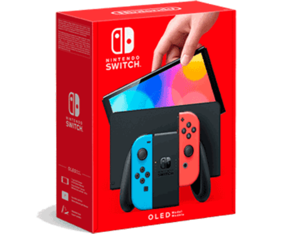 Nintendo Switch OLED Красный\Синий (64Gb) Новый