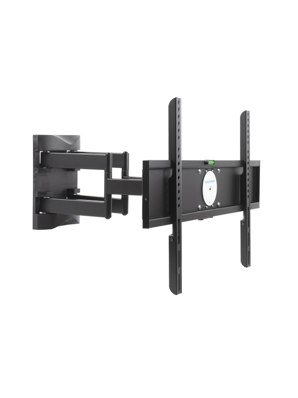 Kromax ATLANTIS-55 black {26"-65", max 45 кг, настенный, 4 ст свободы, наклон ±10°, поворот ±60°, от стены 78-497 мм, max VESA 600x400 мм}