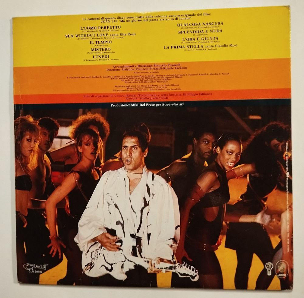 Винтажная виниловая пластинка LP Adriano Celentano Joan Lui (Italy 1985)
