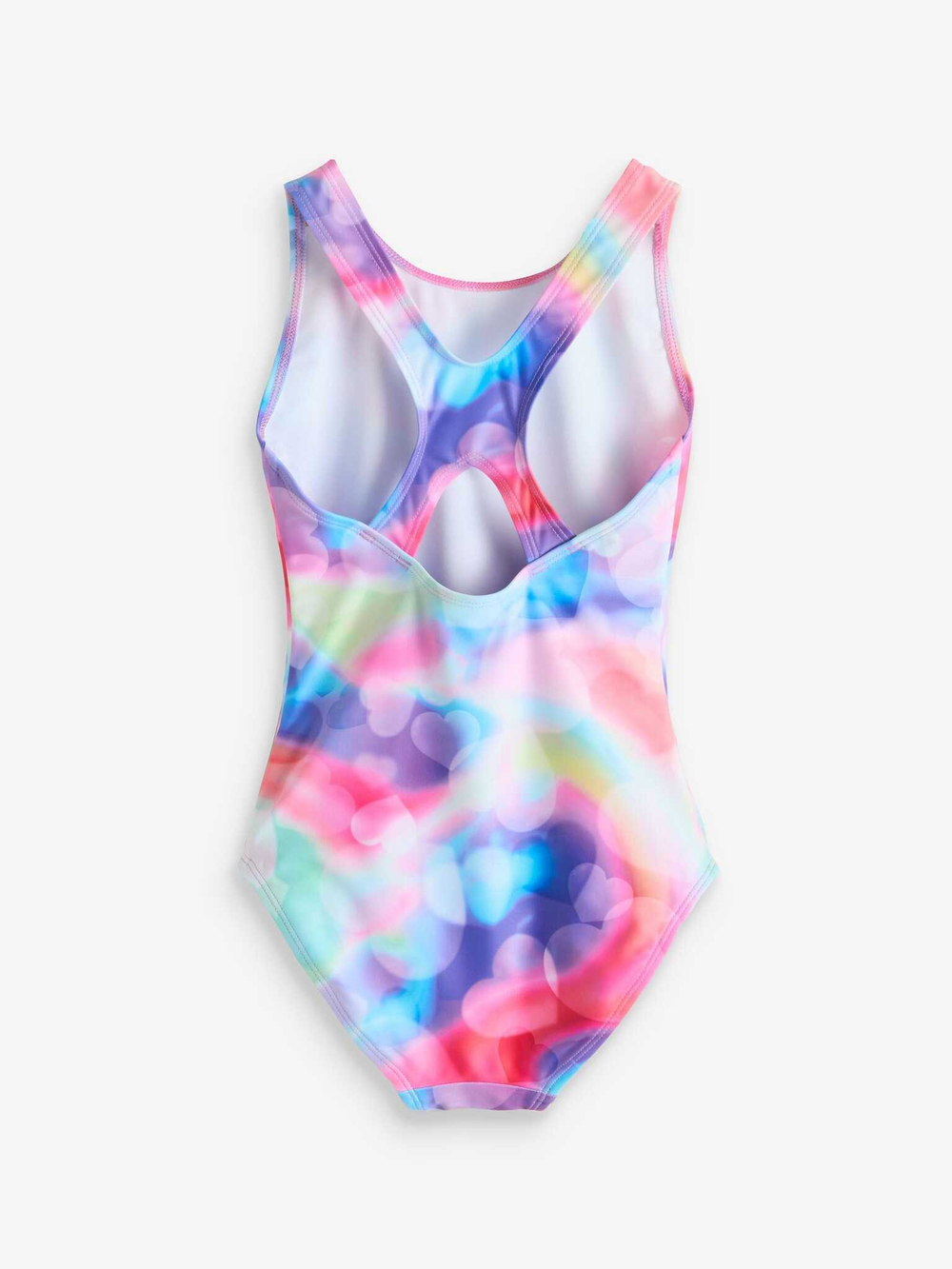 Купальник слитный Next E76-813, Розовый, Голубой