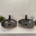 Раковина из речного камня RS63840 56*44*15 2шт 0127