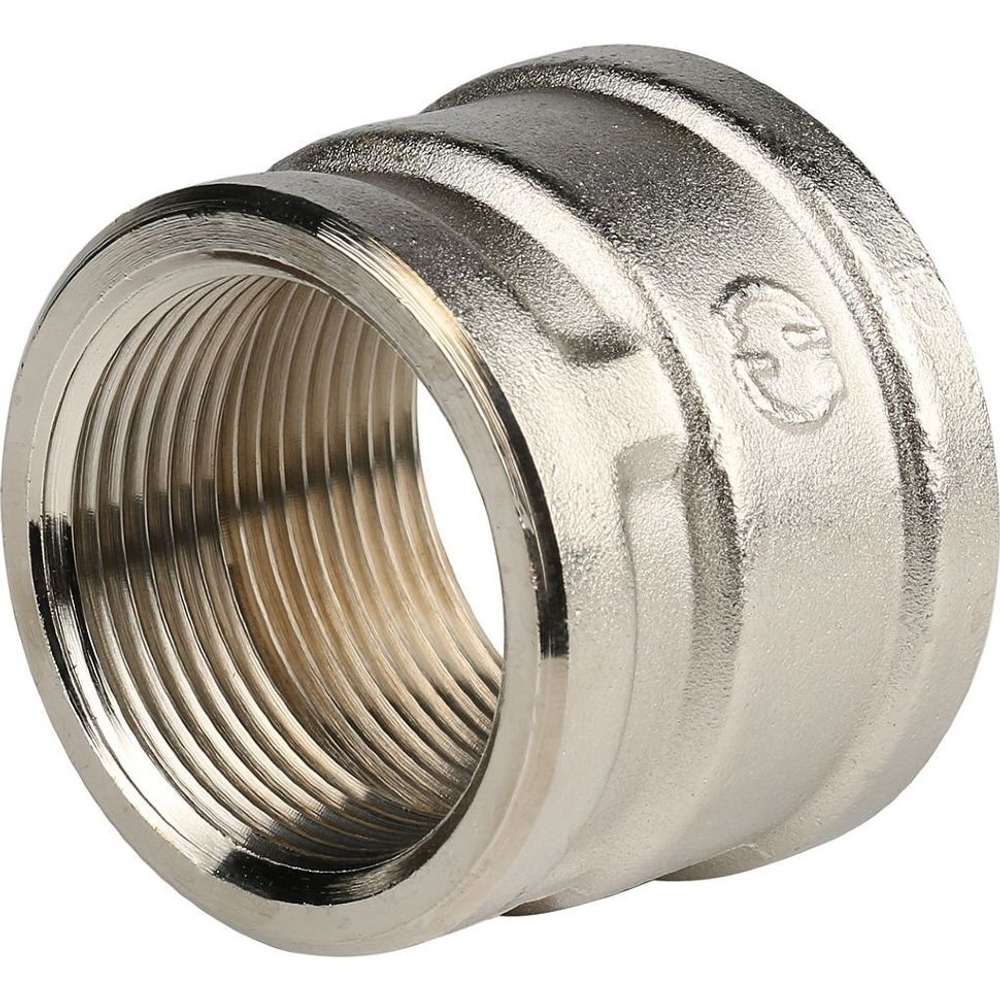 Муфта переходная 20х25 (3/4"x1") никель