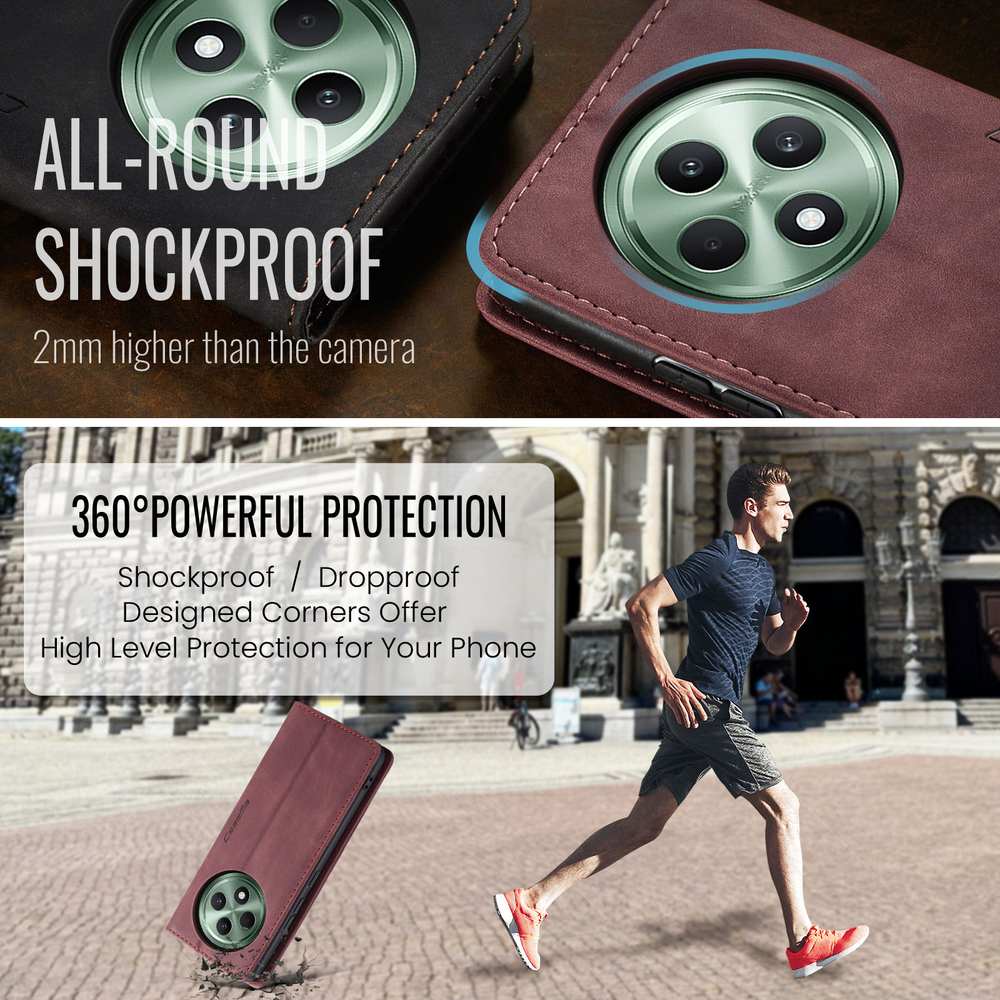 Чехол-книжка CaseMe Matte OPPO Reno 12F/12FS