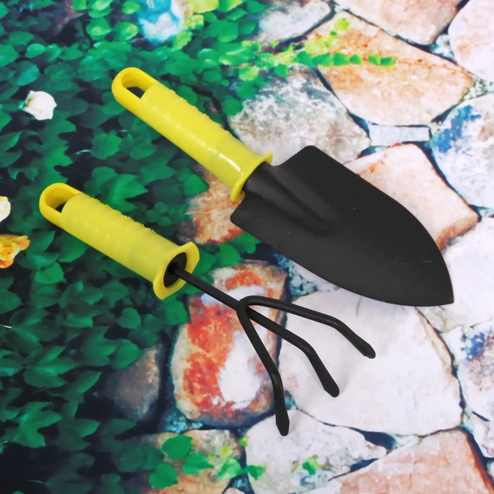 Набор садовых инструментов «Чиполино» (совок 22см + рыхлитель 20см) ДоброСад