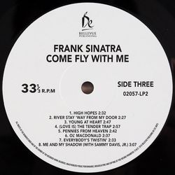 Frank Sinatra. Come Fly With Me (2 LP) Новая запечатанная виниловая пластинка